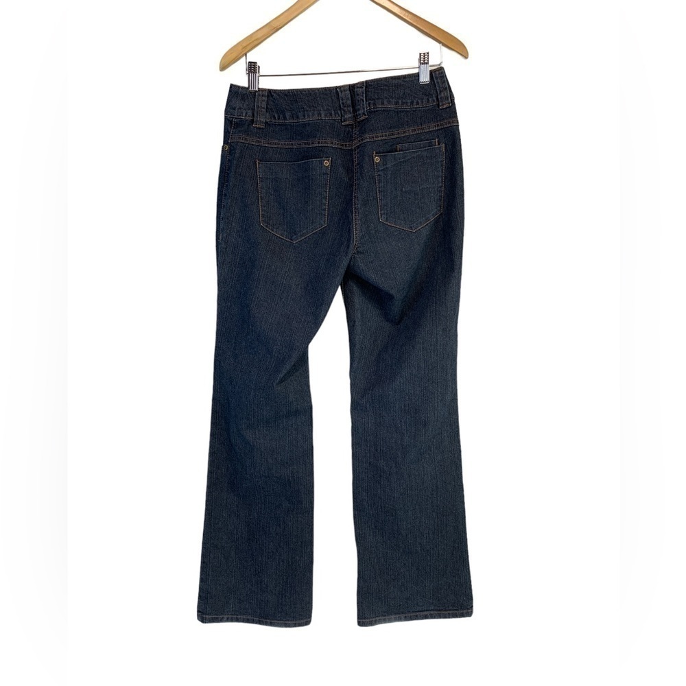 VINTAGE Contrast High Rise Flared Jeans - Picture 2 of 10